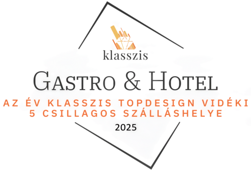 Az év Klasszis TopDesign vidéki 5 csillagos szálláshelye 2025